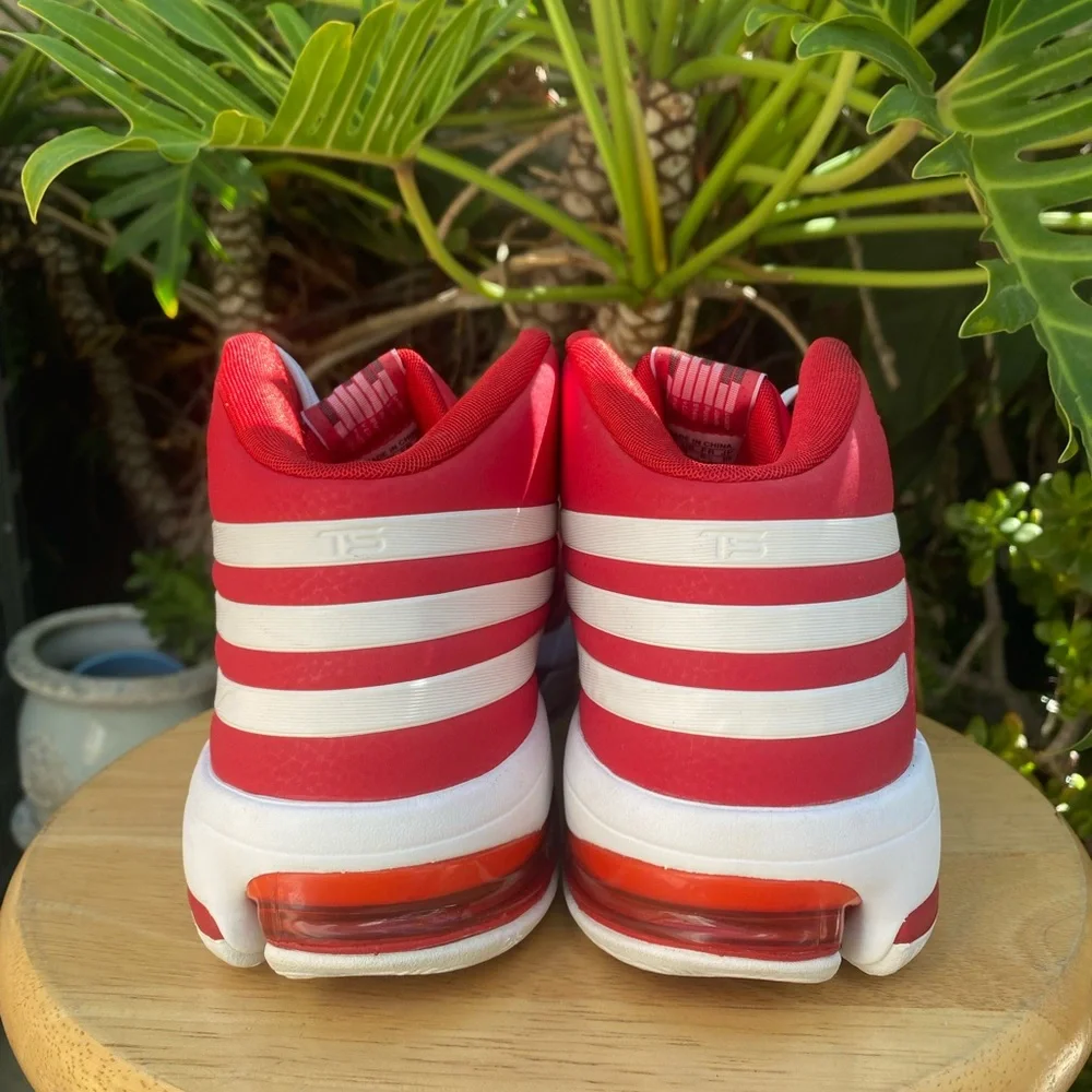 Adidas TS Commander LT G08124 Red White Basketball Shoes - Picture 4 of 8